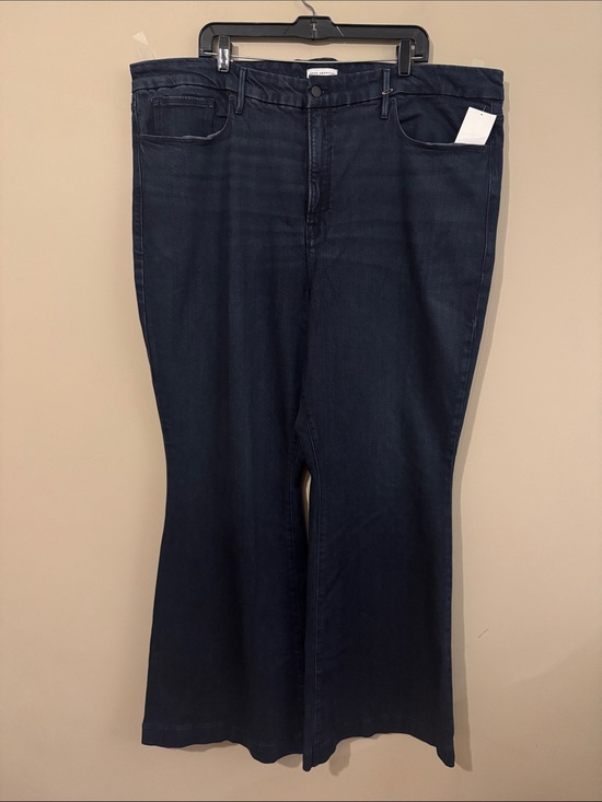 Good American Denim - NWOT- Good American Good Legs Flare, solid size 26